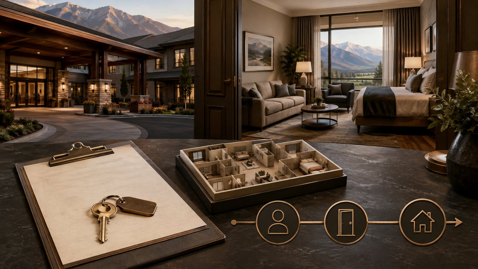 Private consultation and appointment path representing Utah Senior Living Lead Generation: Measure Tours, Fit, and Move-Ins